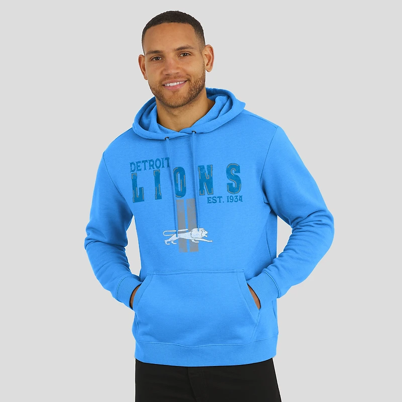 Men's Darius Rucker Collection by Fanatics Blue Detroit Lions Hoodie