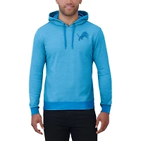 Men's Darius Rucker Collection by Fanatics Blue Detroit Lions Tonal Knit Pullover Hoodie