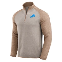 Men's Darius Rucker Collection by Fanatics Tan Detroit Lions Tonal Quarter-Zip Jacket