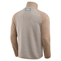 Men's Darius Rucker Collection by Fanatics Tan Detroit Lions Tonal Quarter-Zip Jacket