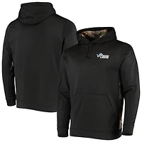 Sweat à capuche pour homme Dunbrooke noir/camouflage Realtree avec logo des Lions de Détroit (style Ranger)