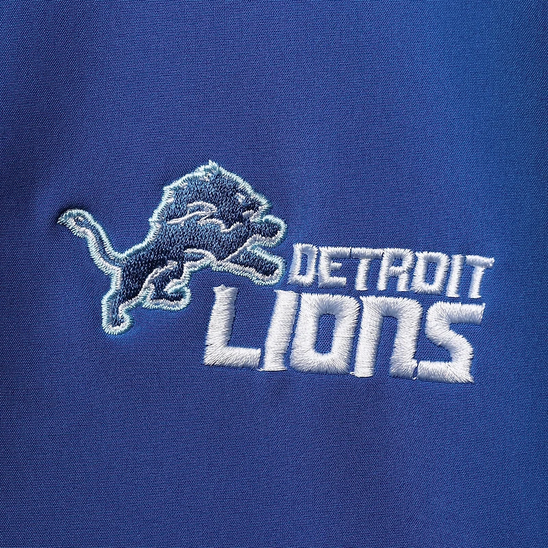 Men's Dunbrooke Blue/Gray Detroit Lions Alpha Full-Zip Jacket