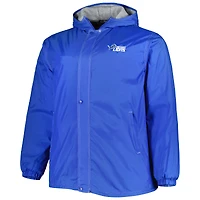 Veste Dunbrooke Blue Detroit Lions Big & Tall Legacy Stadium entièrement zippée pour homme