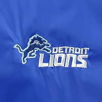 Men's Dunbrooke Blue Detroit Lions Big & Tall Legacy Stadium Full-Zip Jacket