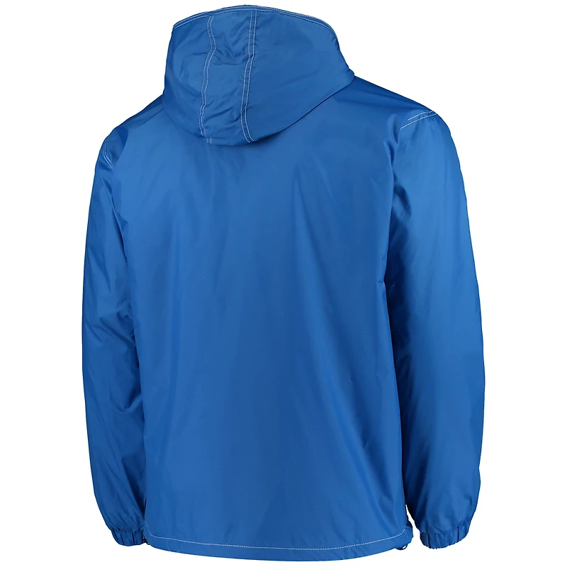 Veste zippée intégrale Dunbrooke Blue Detroit Lions Logo Legacy Stadium pour homme