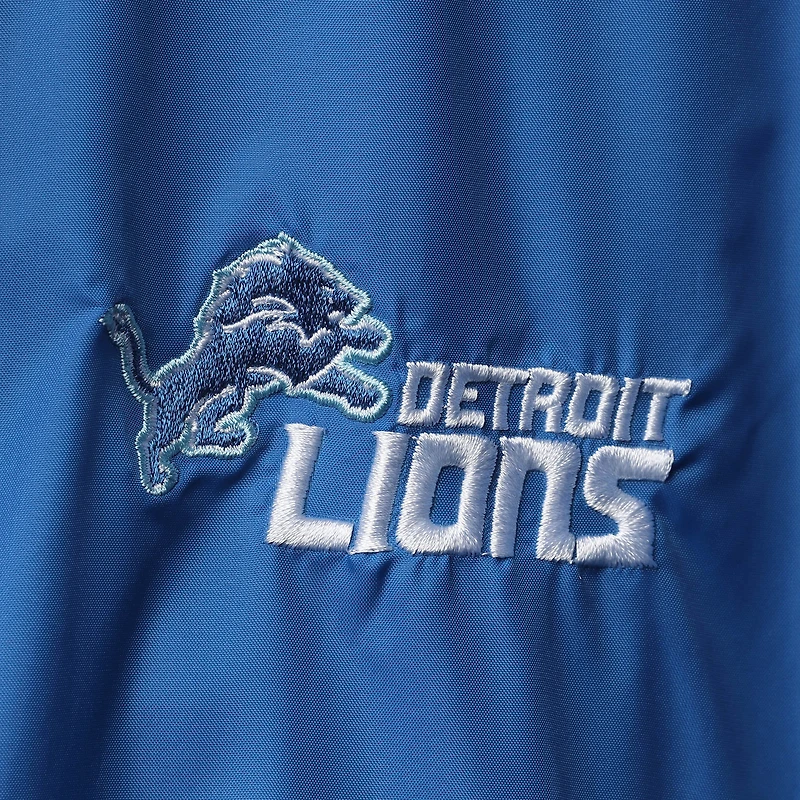 Blouson zippé bleu Dunbrooke pour hommes Detroit Lions Logo Legacy Stadium