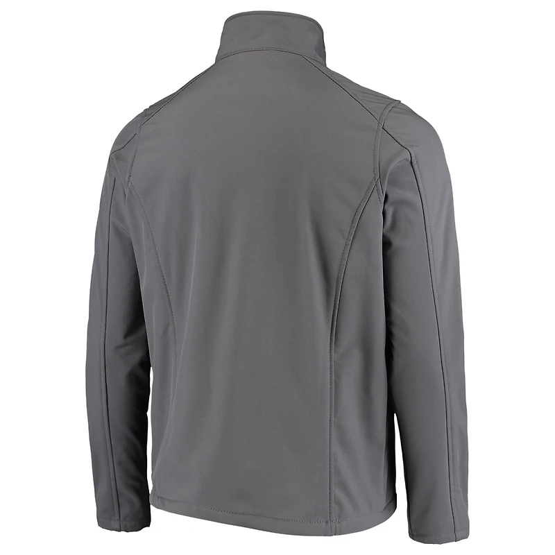 Men's Dunbrooke Charcoal Detroit Lions Sonoma Softshell Full-Zip Jacket