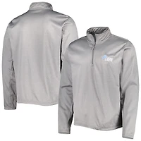 Haut à col zippé Dunbrooke Heather Gray Detroit Lions All-Star Tech pour homme