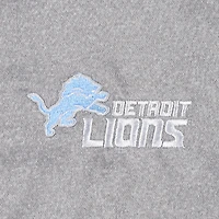 Men's Dunbrooke Heather Gray Detroit Lions All-Star Tech Quarter-Zip Top