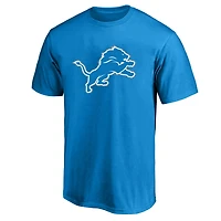 Men's Fanatics Aidan Hutchinson Blue Detroit Lions Big & Tall Player Name Number T-Shirt