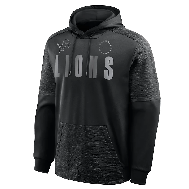 Men's Fanatics Black Detroit Lions Chip Shot Pullover Hoodie