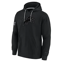 Men's Fanatics Black Detroit Lions Elements Pace Pullover Hoodie