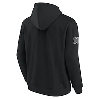 Men's Fanatics Black Detroit Lions Elements Pace Pullover Hoodie