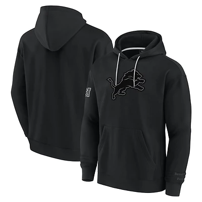 Men's Fanatics Black Detroit Lions Elements Pace Pullover Hoodie