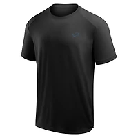 T-shirt noir Fanatics pour homme avec logo du Front Office Move des Detroit Lions