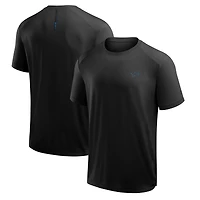 T-shirt noir Fanatics pour homme avec logo du Front Office Move des Detroit Lions