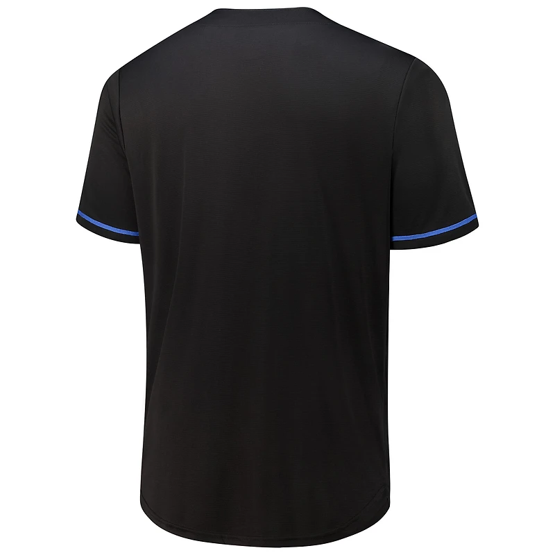 Maillot à boutons complets Pop Detroit Lions noir Fanatics pour homme