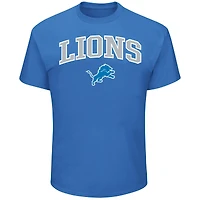 Men's Fanatics Blue Detroit Lions Big & Tall Arch Logo T-Shirt
