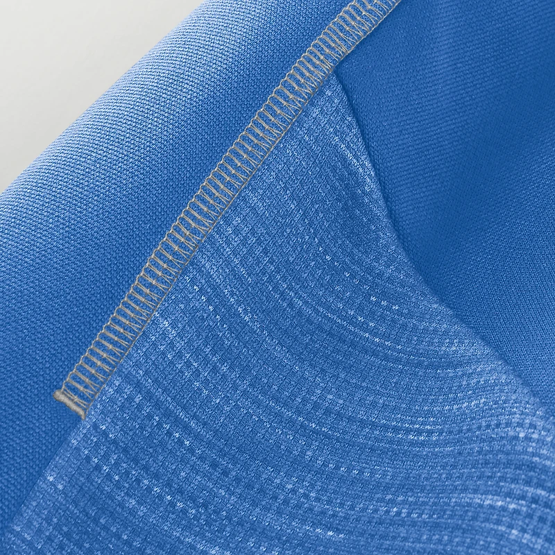 Sweat à capuche zippé bleu Detroit Lions Checkdown Pass pour homme