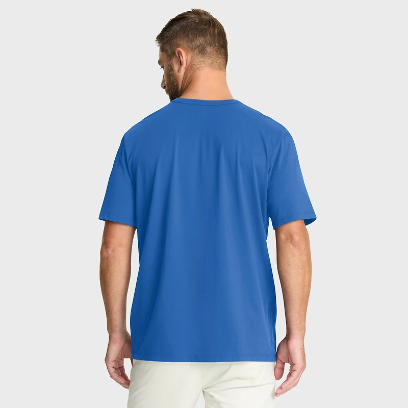 T-shirt bleu Fanatics pour homme, motif Chop Block Legacy des Detroit Lions
