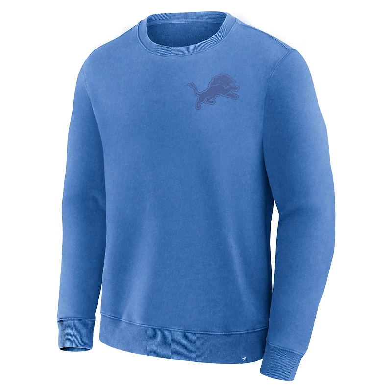 Sweat-shirt bleu Fanatics pour homme, motif Deep Route des Lions de Detroit