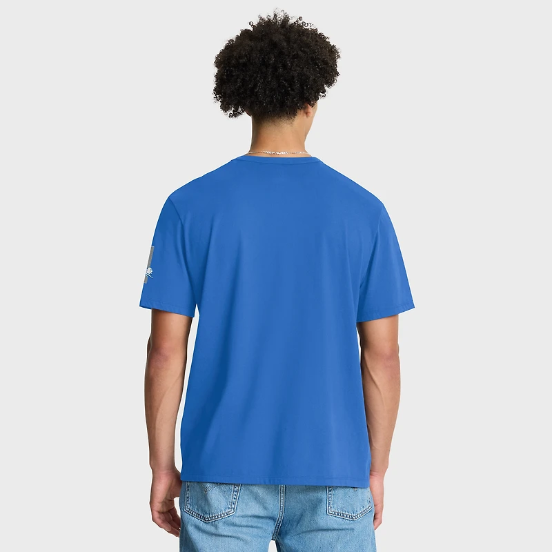 T-shirt classique bleu fanatiques des Lions de Détroit pour homme