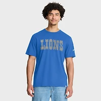 T-shirt classique bleu fanatiques des Lions de Détroit pour homme