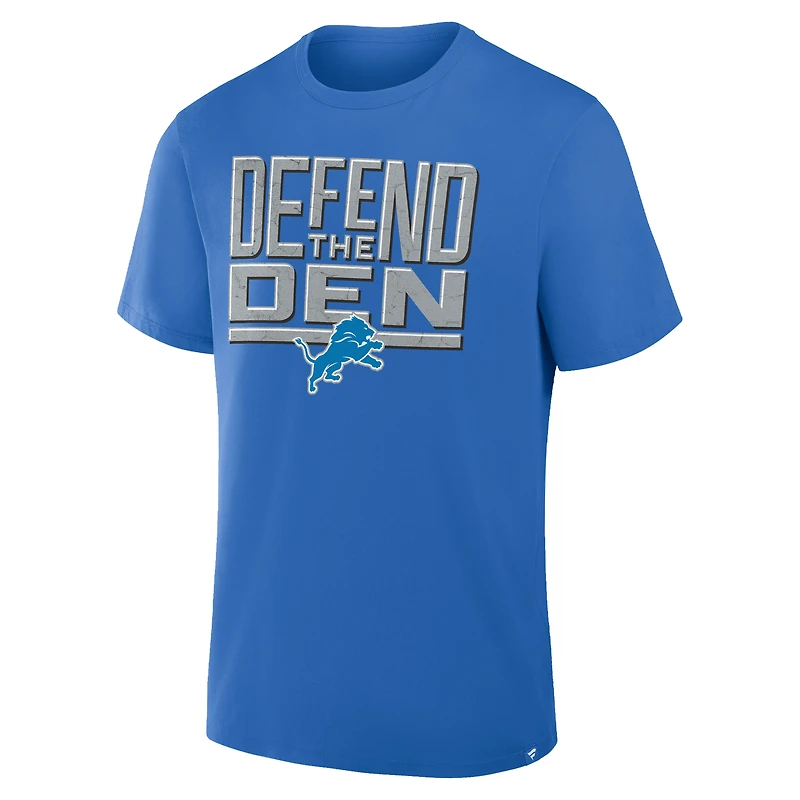 Men's Fanatics Blue Detroit Lions Hometown True Favorite T-Shirt