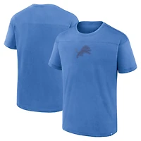 T-shirt bleu Fanatics pour homme, modèle mini ton sur ton, des Lions de Détroit