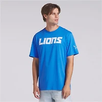 Men's Fanatics Blue Detroit Lions Option Route Legacy T-Shirt
