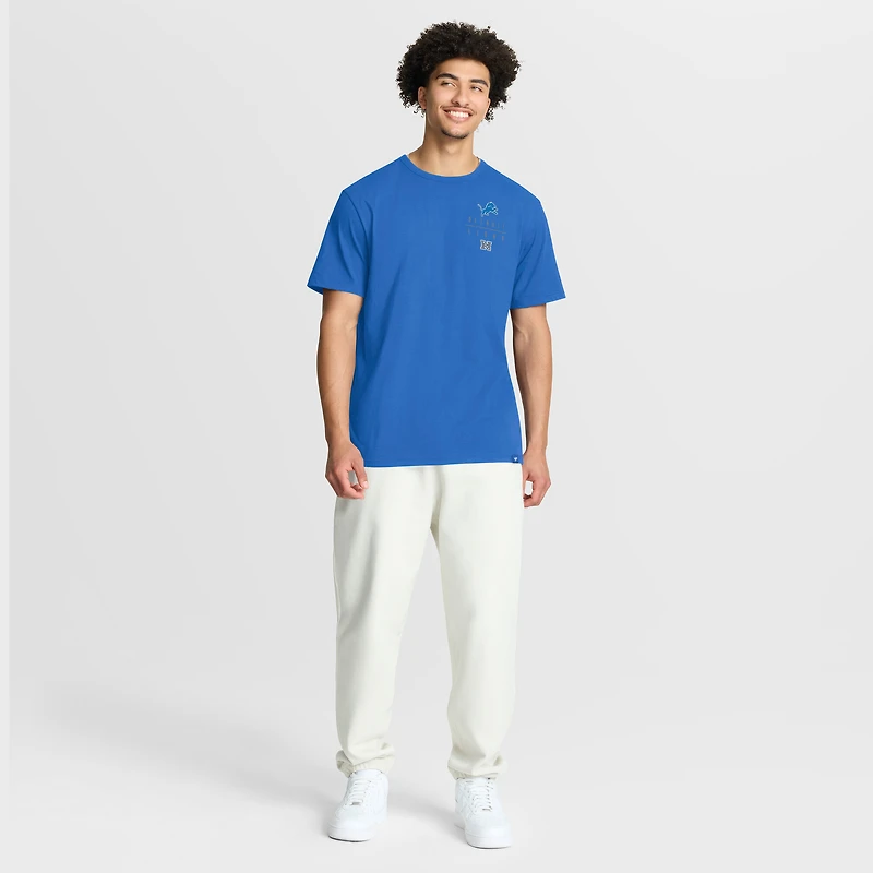 Men's Fanatics Blue Detroit Lions Passing Pocket Legacy T-Shirt