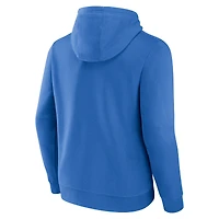 Men's Fanatics Blue Detroit Lions Pylon Outline Pullover Hoodie