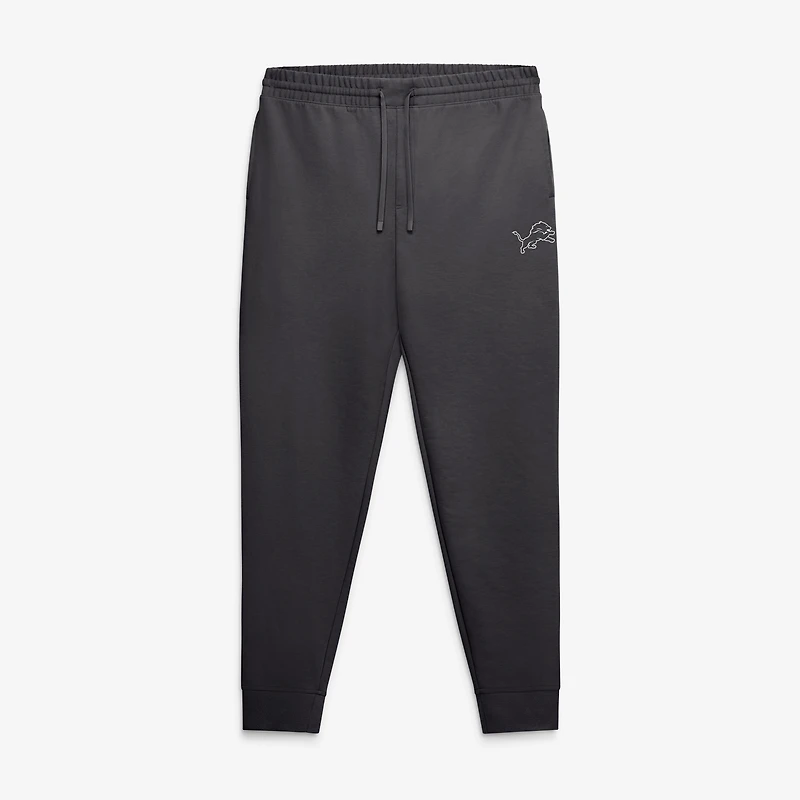 Pantalon de jogging en polaire tri-mélange beige Detroit Lions pour homme, la marque Fanatics.