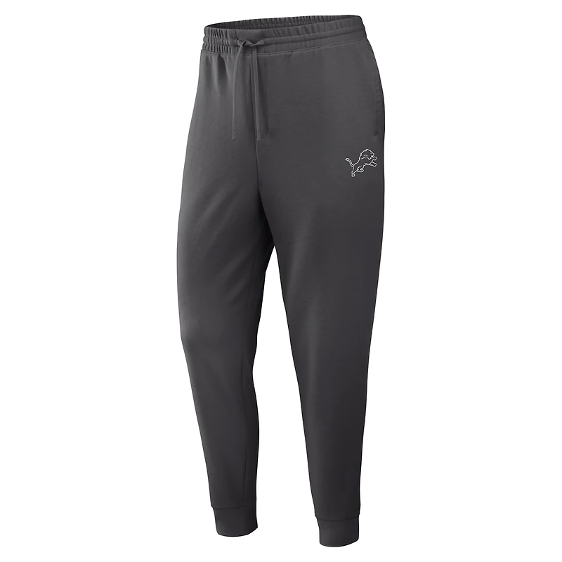 Men's Fanatics Tan Detroit Lions Clutch Fleece Tri-Blend Joggers