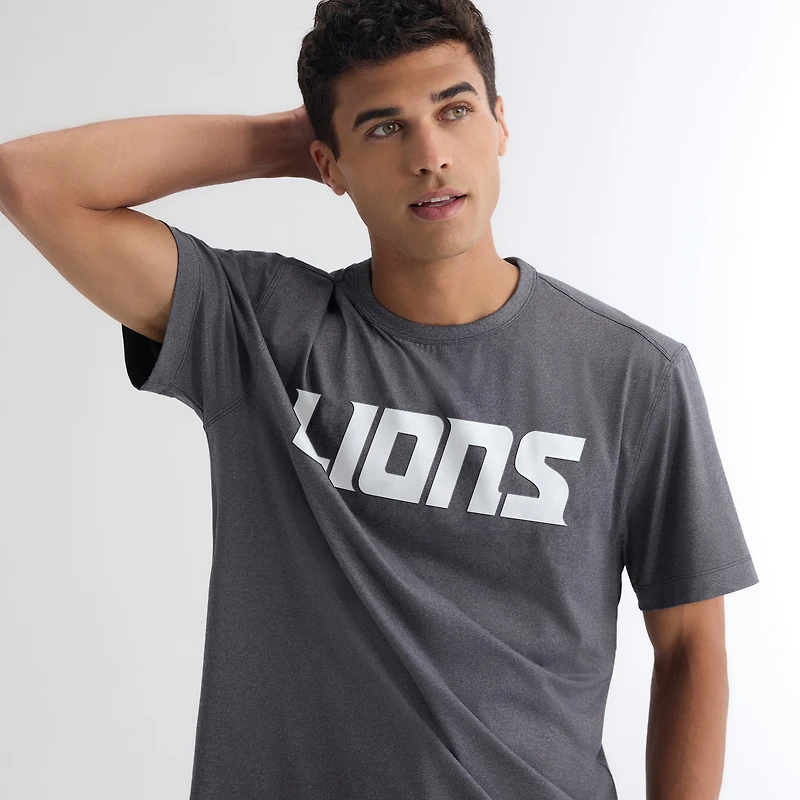 Men's Fanatics Light Blue Detroit Lions Clutch T-Shirt