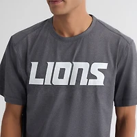 Men's Fanatics Light Blue Detroit Lions Clutch T-Shirt