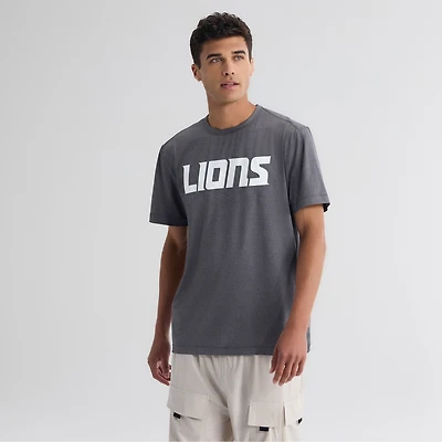 T-shirt homme Fanatics bleu clair Detroit Lions Clutch