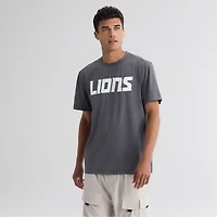T-shirt homme Fanatics bleu clair Detroit Lions Clutch