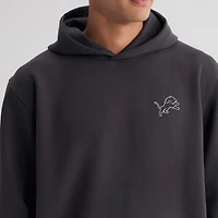 Men's Fanatics Light Blue Detroit Lions Clutch Tri-Blend Hoodie