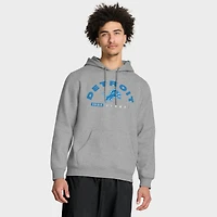 Men's Fanatics Charcoal Detroit Lions Delay of Game Legacy Pullover Hoodie