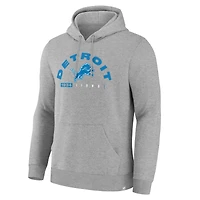 Men's Fanatics Charcoal Detroit Lions Delay of Game Legacy Pullover Hoodie