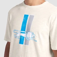 Men's Fanatics  Cream Detroit Lions Slub T-Shirt