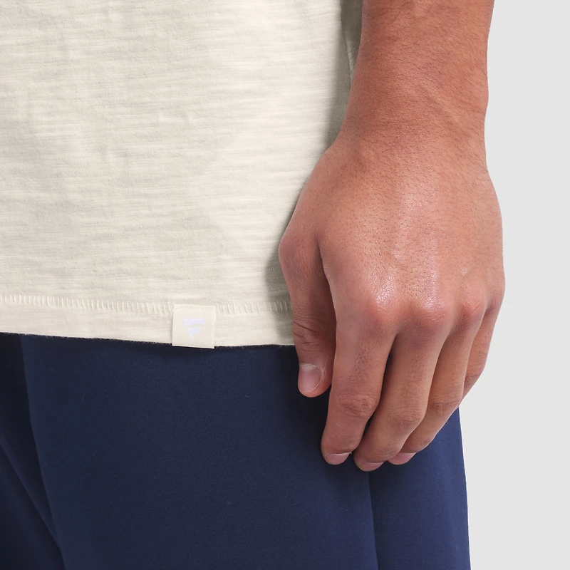 Men's Fanatics  Cream Detroit Lions Slub T-Shirt