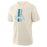 T-shirt fanatique pour homme Detroit Lions Slub Cream
