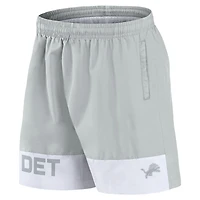 Men's Fanatics Gray Detroit Lions Elements Shorts