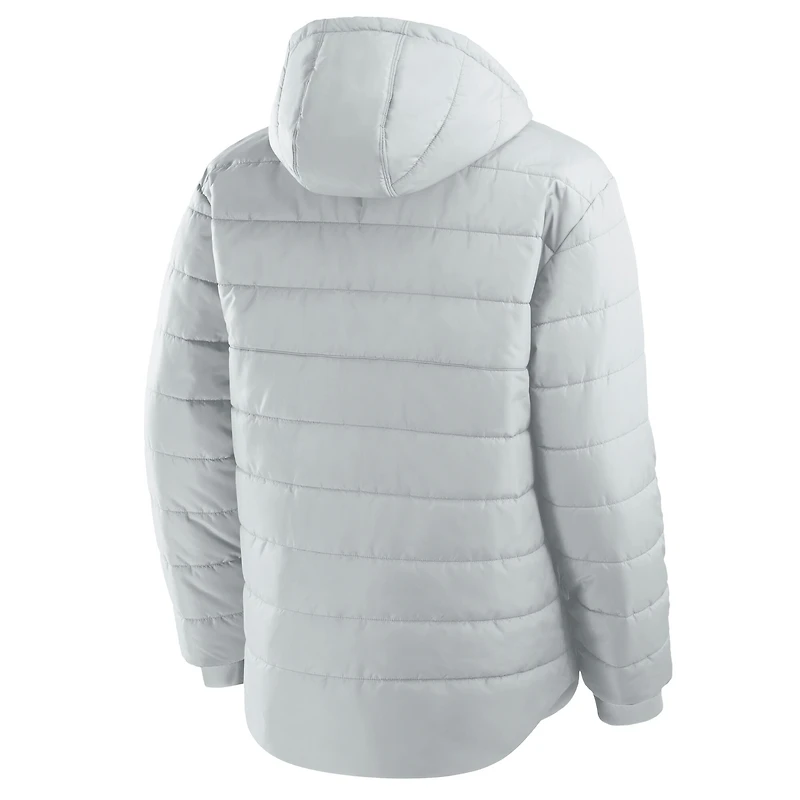 Veste à capuche zippée intégrale grise Detroit Lions pour homme de Fanatics