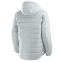 Veste à capuche zippée intégrale grise Detroit Lions pour homme de Fanatics