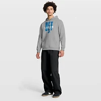 Sweat à capuche Legacy pour homme, gris chiné, fanatiques, Detroit Lions, plaqueur droit
