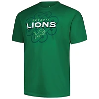 T-shirt Fanatics pour hommes, grand et grand, vert Kelly, Detroit Lions, Celtic
