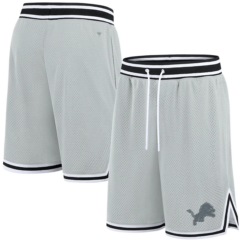Short Fanatics pour homme Detroit Lions Elements Future Ground Silver